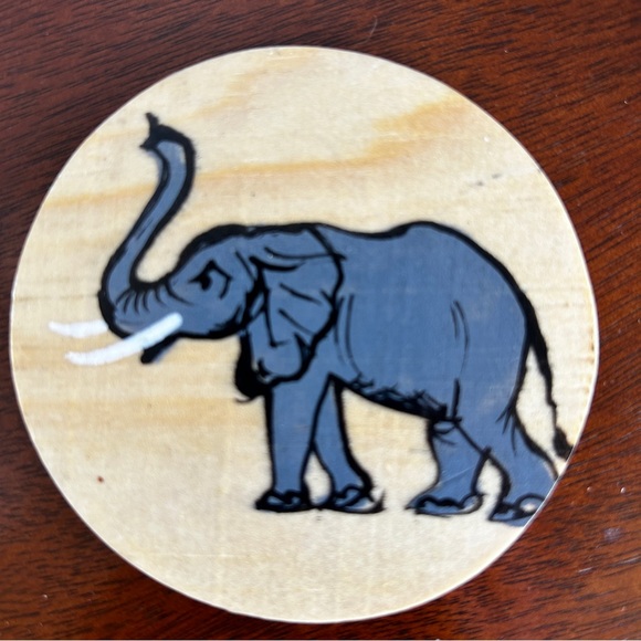 African Animal Coasters with Stand Handcrafted Hand painted (6) - Picture 10 of 10